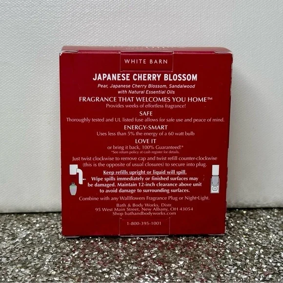Bath and Body Works Wallflowers Japanese Cherry Blossom 2 Pack Refills NWT - Picture 4 of 4